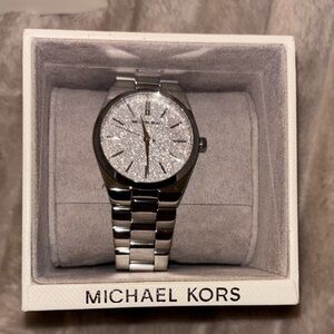 Michael Kors Glittering Silver Timepiece